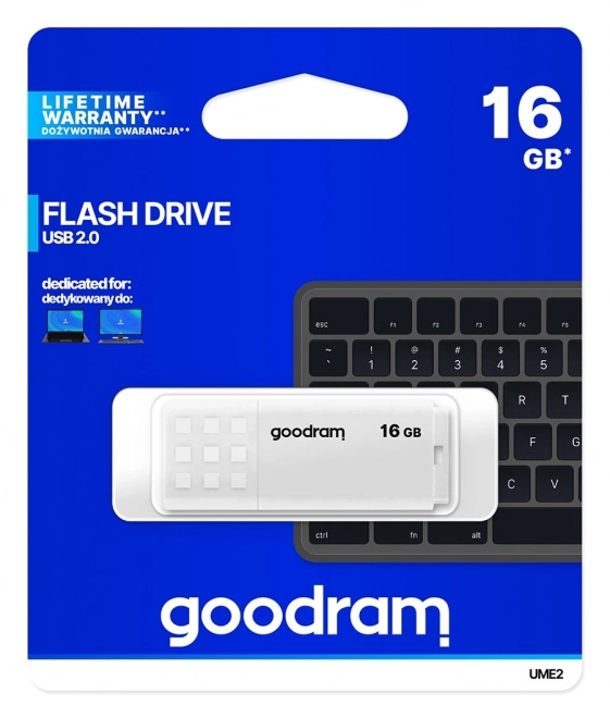 Pamięć USB Goodram 16GB UME2 biały