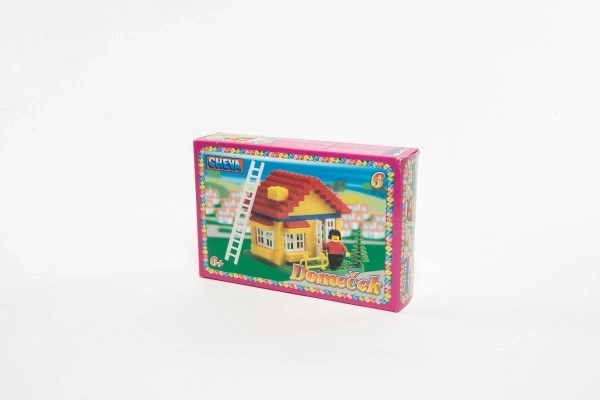 Zestaw Klocków Cheva 6 Domek plastikowy 86 elementów w pudełku 22,5x15x5cm