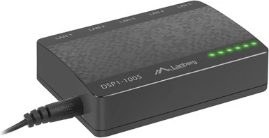Lanberg 5‑portowy gigabitowy przełącznik desktopowy