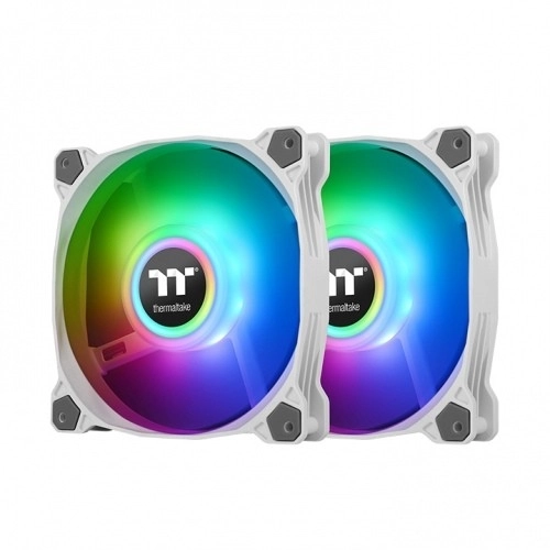 Wentylator Thermaltake Pure Duo 12 ARGB Sync Radiator Fan 2 Pack biały