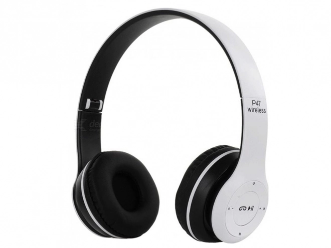 Bezprzewodowe słuchawki p47 bluetooth mikrofon mp3