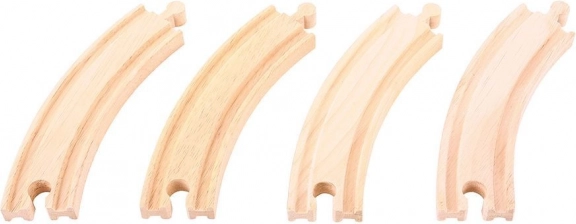 Długie zakrzywione tory Bigjigs Rail