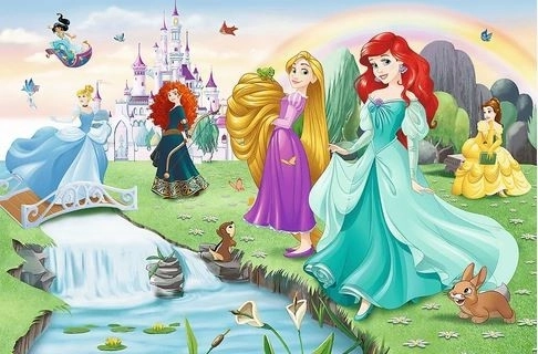 Puzzle 60 elementów Poznaj księżniczki DISNEY PRINCESS Trefl