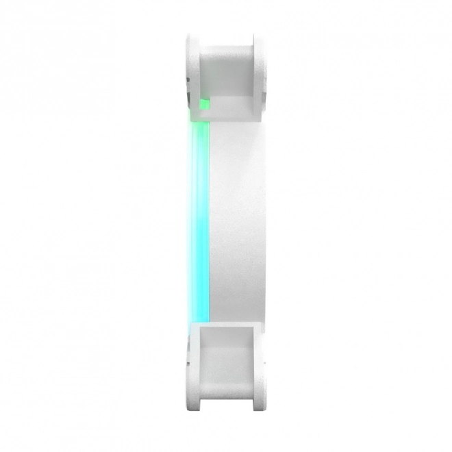 FAN-01 Biały 4-pak 120mm ARGB wentylator z kontrolerem i pilotem zdalnego sterowania