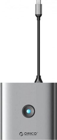 Adapter Orico 6w1, HDMI 4K + 2x USB-A 3.0, USB-C, 100W PD