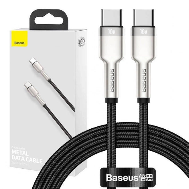 USB-C kabel Baseus 100W, 1m, czarny