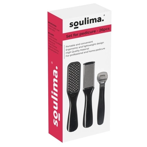 Zestaw do pedicure - 26 szt. - Soulima 21447