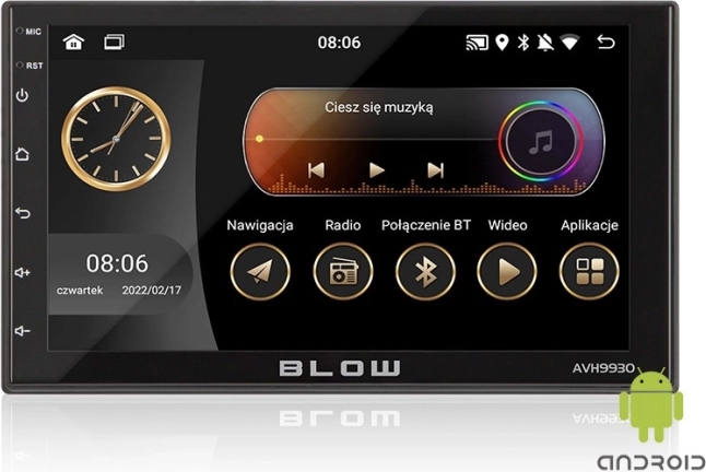 Radio samochodowe 2DIN z 7" ekranem dotykowym i GPS AVH-9930
