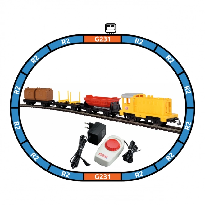 Piko Zestaw startowy myTrain® Pociąg towarowy DB - 57090