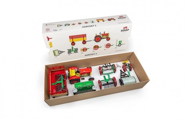 Metalowy zestaw agro Zetor