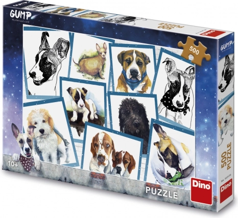 Puzzle Pies Gump i przyjaciele 500 elementów