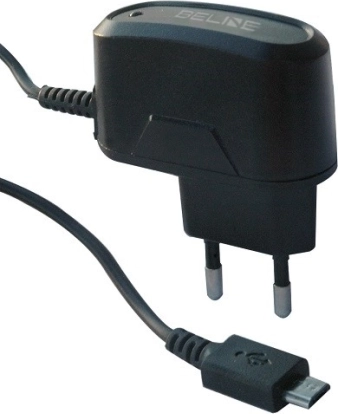 Ładowarka sieciowa micro USB 1 A czarna