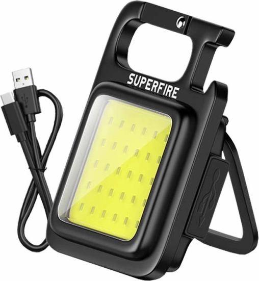Latarka warsztatowa SUPERFIRE MX16 z USB‑C i 4 trybami