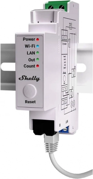 Inteligentny miernik zużycia energii SHELLY Wi‑Fi/LAN
