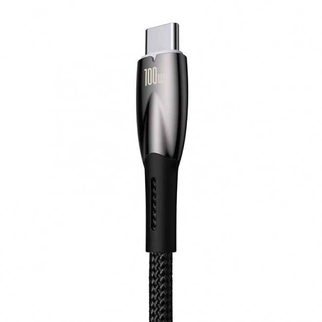 Kabel USB-C Baseus Glimmer 100 W, 2m czarny
