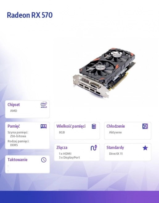 Karta graficzna AFOX Radeon RX 570 8GB