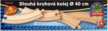 Maxim długie tory okrągłe 4 szt.