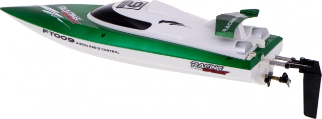 Zdalnie sterowana łódź motorowa RC FT009 2.4GHz – Zielona