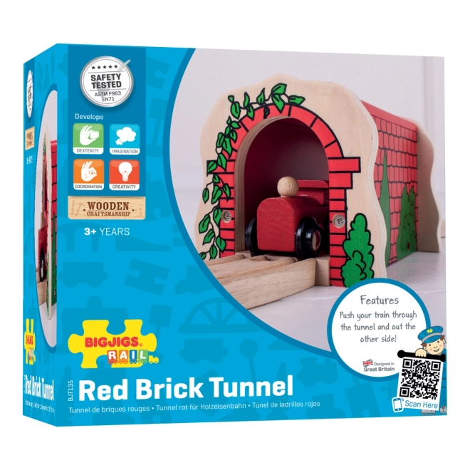 Bigjigs Rail Tunel Kolejowy z Cegieł