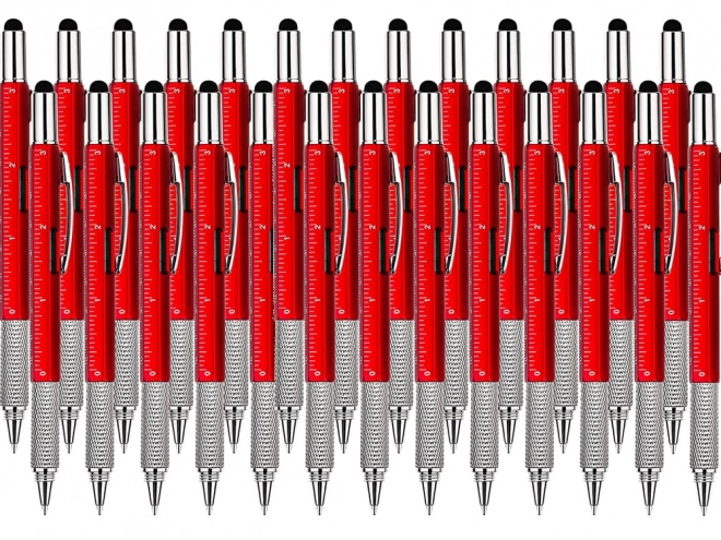 Wielofunkcyjne pióro multitool 6w1 z poziomicą