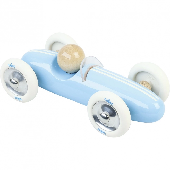 Vilac Drewniane auto duże Grand prix vintage jasno niebieskie