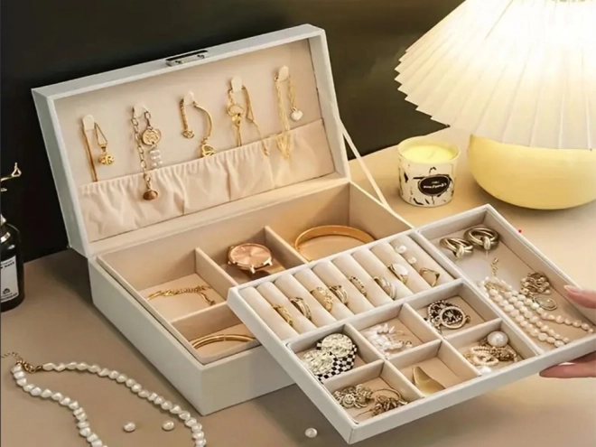 Organizer/szkatułka na biżuterię - eleganckie pudełko