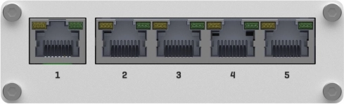 przemysłowy przełącznik TSW110 5× Gigabit Ethernet