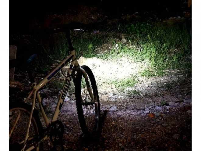 Zestaw lamp rowerowych LED z ładowaniem USB