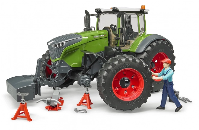 Bruder Traktor Fendt 1050 Vario z mechanikiem i narzędziami warsztatowymi 1:16