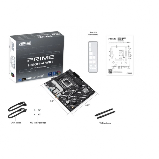 Płyta główna ASUS PRIME H810M-A WiFi mATX z USB-C i DDR5