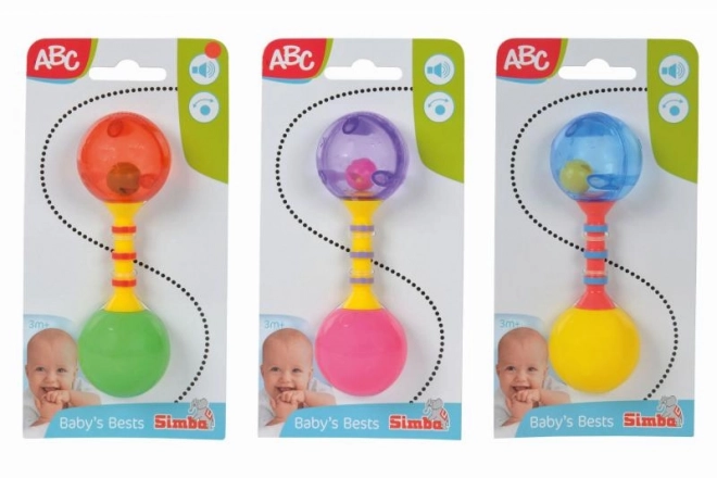 Dziecięca grzechotka ABC