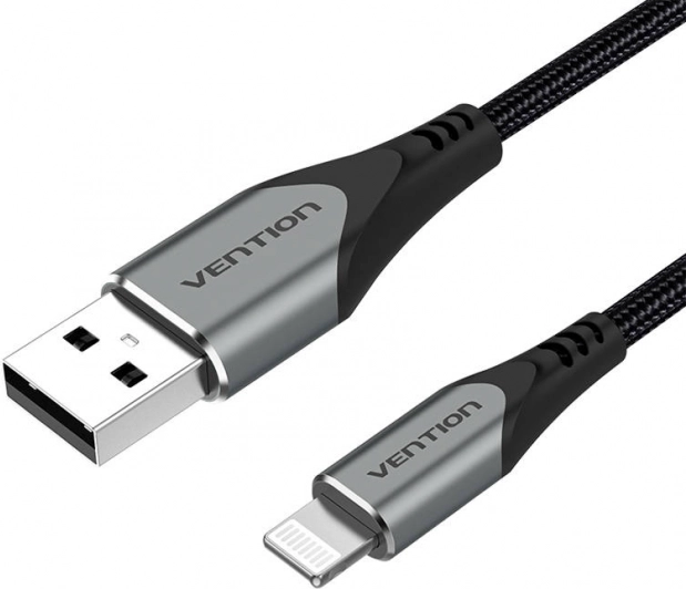 Kabel USB do Lightning Vention 1 m szary