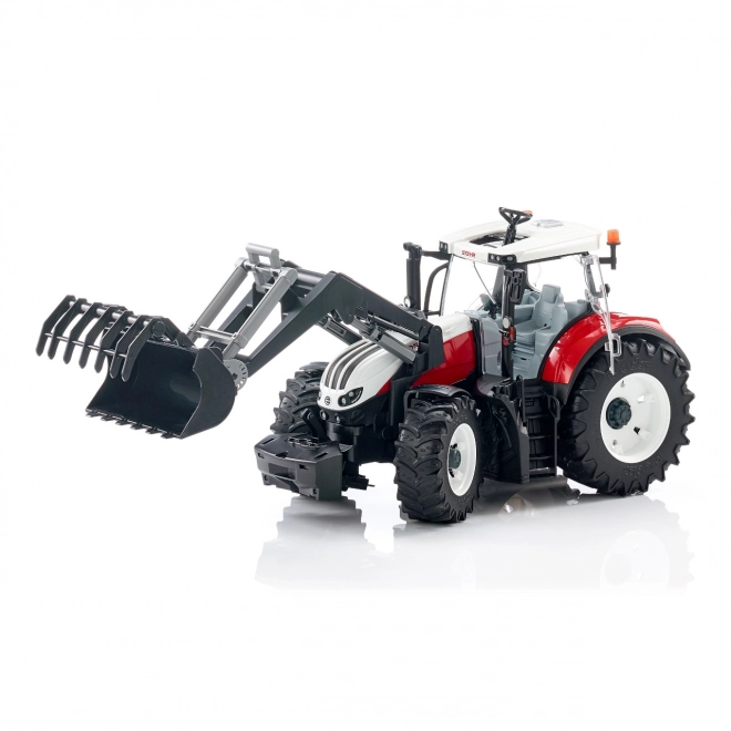 Bruder traktor Steyr Terrus CVT z ładowaczem czołowym