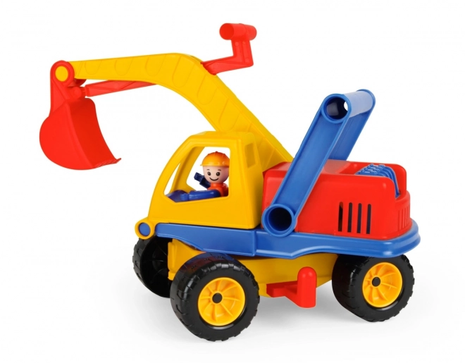 Samochód koparka z figurką 32cm