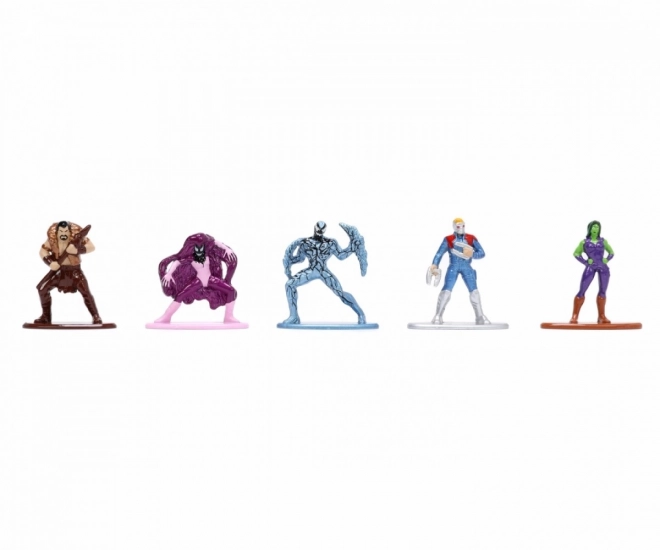 Metalowe Nano figurki kolekcjonerskie od Marvel 20 szt.