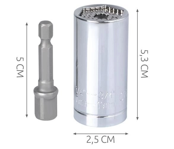 Uniwersalna nasadka 7-19 mm 1/2"
