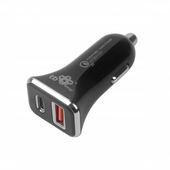 Uniwersalna ładowarka samochodowa USB A+C QC