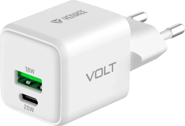 Ładowarka ścienna USB-C/A 20 W/18 W z szybkim ładowaniem