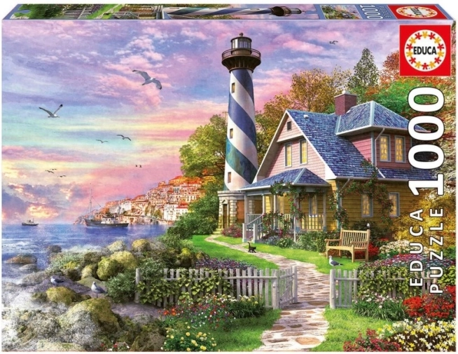 Educa Puzzle Latarnia w Koralowej Zatoce - 1000 elementów