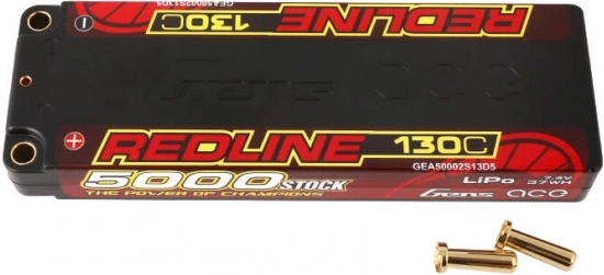 bateria LiPo Gens Ace Redline 5000 mAh 7,4 V 130C 2S1P hardcase HV