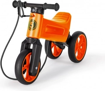 Odrážadło Funny Wheels Rider SuperSport 2w1 z paskiem – Pomarańczowy