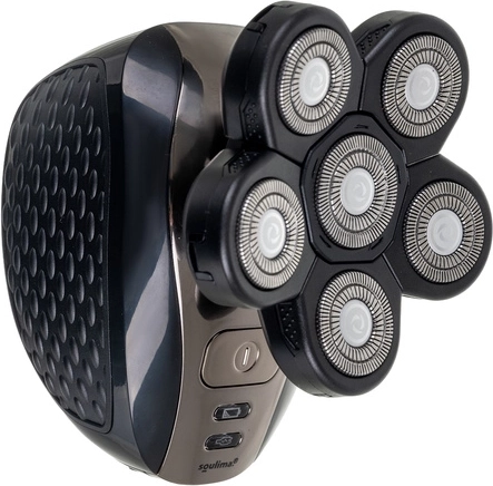 Gładkie i szybkie golenie z 6 rotacyjnymi głowicami