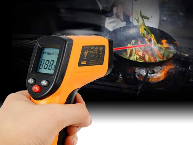 Bezkontaktowy laserowy termometr -50 +380°c