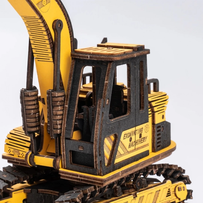 RoboTime drewniane 3D puzzle - Koparka