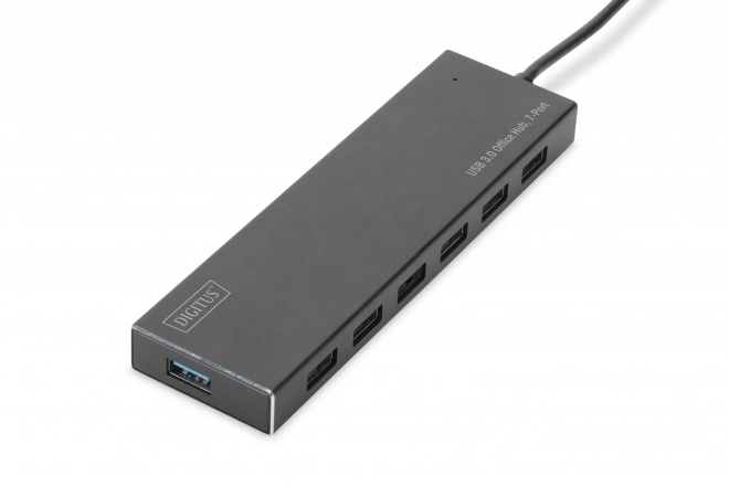USB 3.0 hub 7-portowy, aluminiowy