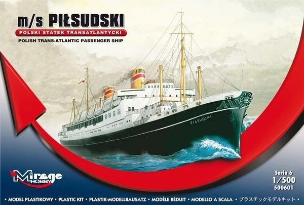Model statku m/s Piłsudski