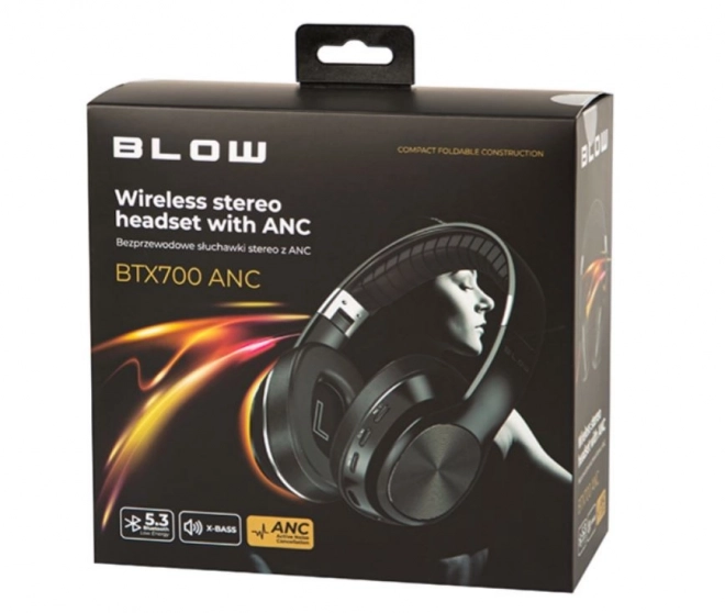 Bezprzewodowe słuchawki Bluetooth 5.3 BTX700ANC