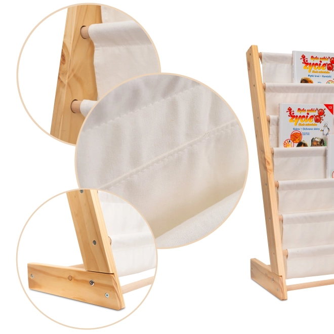 Dziecięca stojąca biblioteczka - 79 cm