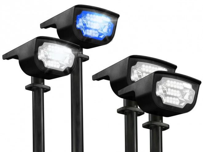 Solarny lampion ogrodowy z kolorowym oświetleniem LED