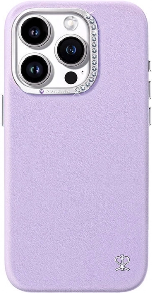 Gwiaździste etui Joyroom do iPhone 15 Pro fioletowe